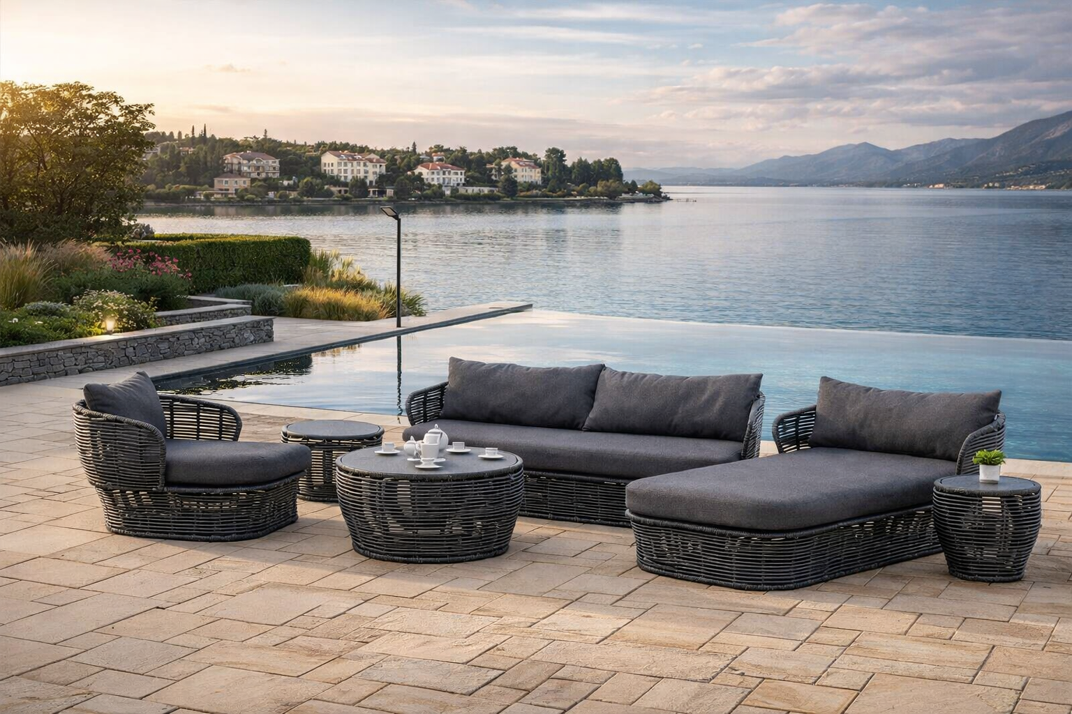 Мебель для террасы и бассейна «Корфу»
