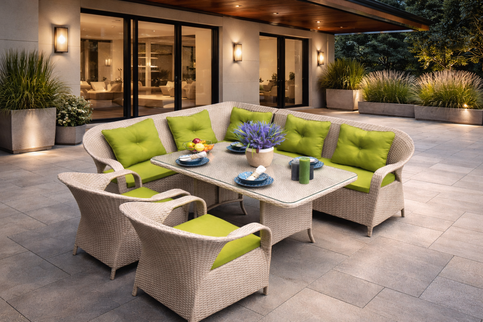 Комплект мебели из искусственного ротанга «Бали»